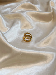 Unique Statement Ring | Gold