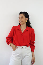Unique Vintage Shirt (S-M) | Red