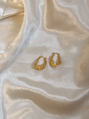 Unique Statement Earrings | Gold