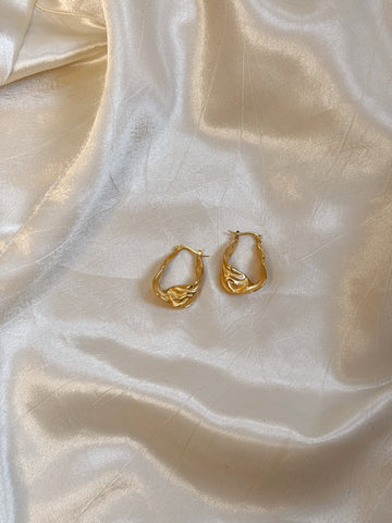 Unique Statement Earrings | Gold