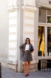 Unique Vintage Skirt | Grey