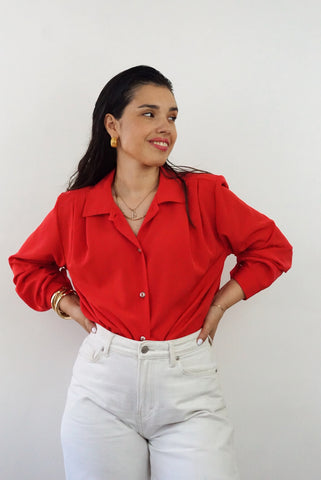 Unique Vintage Shirt (S-M) | Red