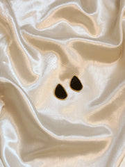 Unique Statement Earrings | Gold Black