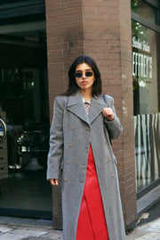 Unique Vintage Coat | Grey (S)