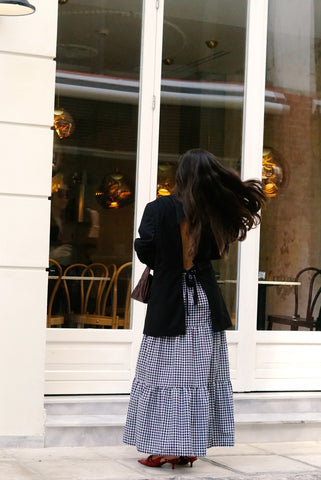 Reworked Cut Out Vintage Blazer (S-L) | Black