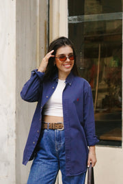 Ralph Lauren Vintage Shirt (M-L) | Blue