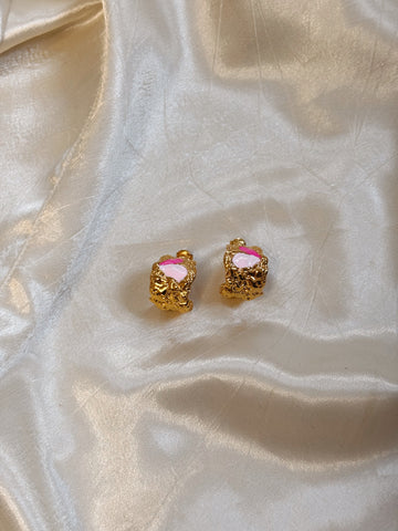 Unique Statement Earrings | Gold