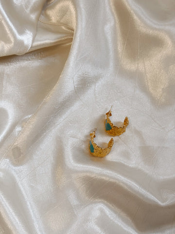 Unique Statement Earrings | Gold