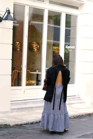 Reworked Cut Out Vintage Blazer (S-L) | Black