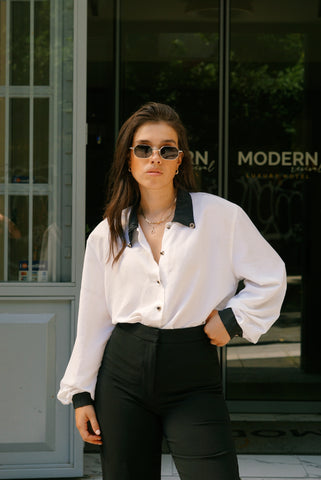 Unique Vintage Shirt (S-L) | White