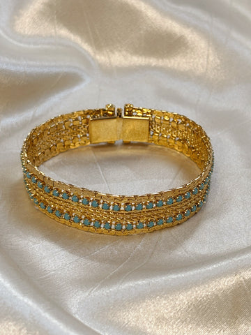 Vintage Statement Bracelet | Gold