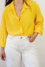 Unique Vintage Shirt (S-M) | Yellow