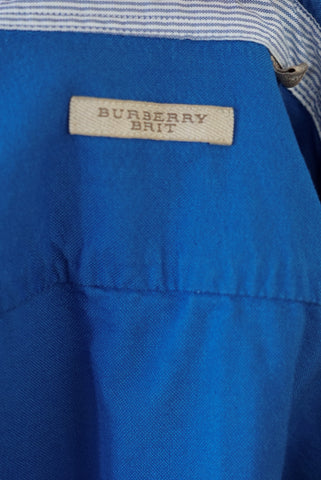 Blue shirt with Burberry Brit label