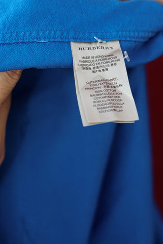 Burberry Vintage Shirt (XS-S) | Blue