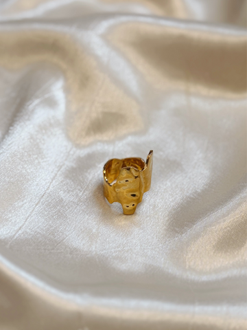 Unique Statement Ring | Gold