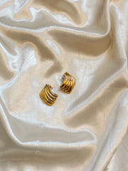 Unique Statement Earrings | Gold