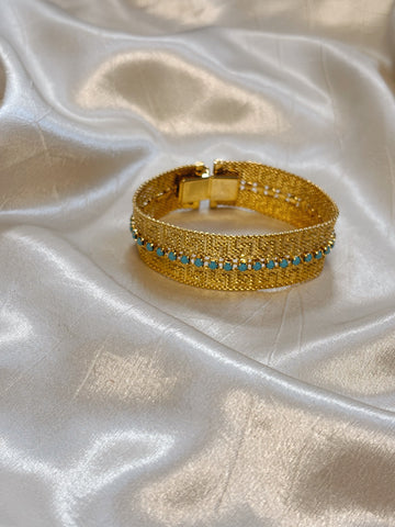 Vintage Statement Bracelet | Gold