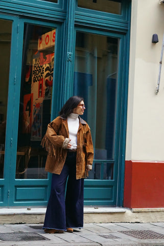 Vintage Western Suede Jacket | Tabac (M-L)