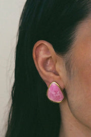 Unique Statement Earrings | Pink