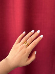 Unique Statement Ring | Gold