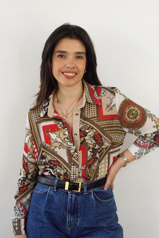 Pierre Cardin Vintage Shirt (XS-S) | Printed