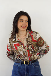 Pierre Cardin Vintage Shirt (XS-S) | Printed