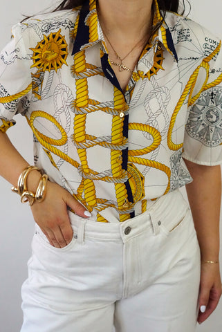 Unique Vintage Shirt (Xs-S) | Printed