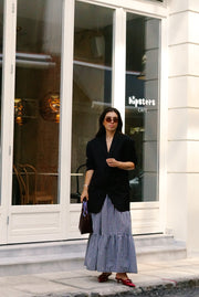 Reworked Cut Out Vintage Blazer (S-L) | Black