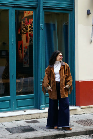 Vintage Western Suede Jacket | Tabac (M-L)