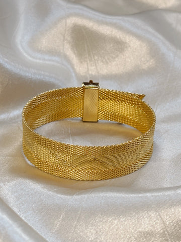 Vintage Statement Bracelet | Gold