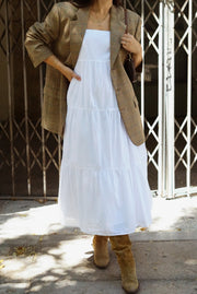 Unique Vintage Dress (S-L) | White