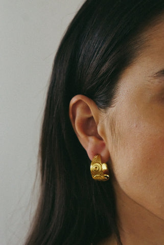 Unique Statement Earrings | Gold