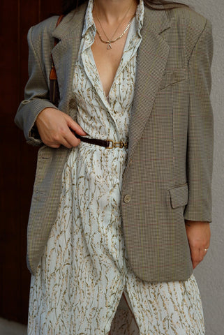 Unique Vintage Blazer (S-M) | Plaid