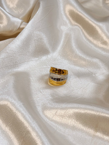 Unique Statement Ring | Gold/Silver