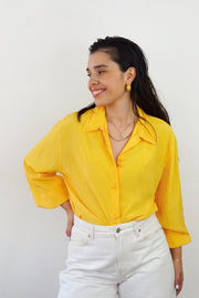 Unique Vintage Shirt (S-M) | Yellow