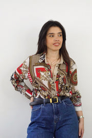 Pierre Cardin Vintage Shirt (XS-S) | Printed