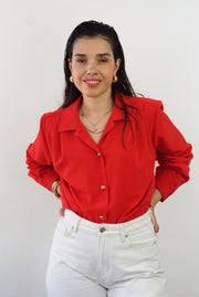 Unique Vintage Shirt (S-M) | Red