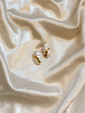 Unique Statement Earrings | Gold