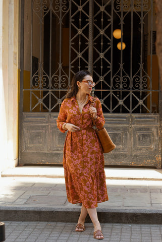 Unique Vintage Dress | Floral