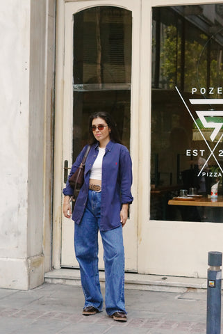 Ralph Lauren Vintage Shirt (M-L) | Blue