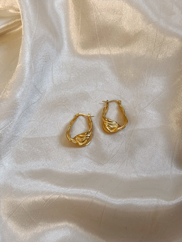 Unique Statement Earrings | Gold